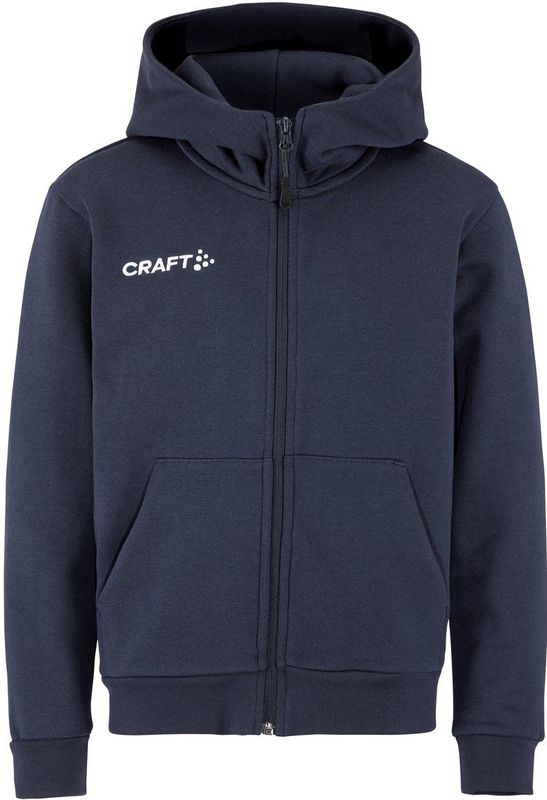 Craft - Community 2.0 Logo FZ Hoodie - Navy - Kinderen