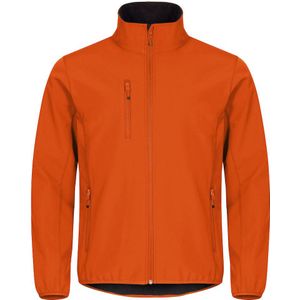 Clique Classic Softshell Jacket Heren Diep Oranje
