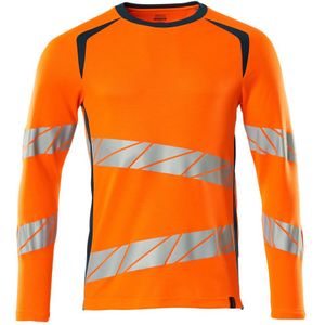 Mascot 19081-771 T-shirt lange mouwen Hi-Vis Oranje/Donkerpetrol