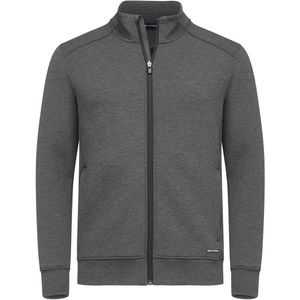 Cutter & Buck Pemberton Cardigan Full Zip Heren Antraciet Mélange maat 4XL