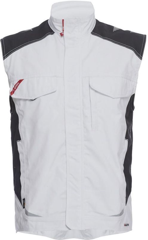 F. Engel 5810-254 Service Vest Wit/Antraciet maat XS