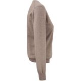 Cutter & Buck Oakville Crewneck Dames Nougat Melange maat L