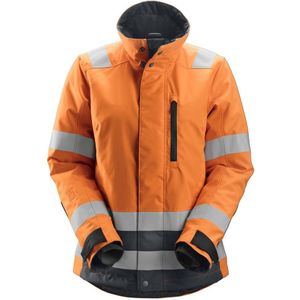 Snickers 1137 AllroundWork Dames High-Vis 37.5® Isolerend Jack Klasse 2/3 High-Vis Oranje/Staalgrijs maat XXL