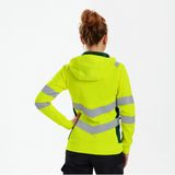 F. Engel 8027-241 Safety Ladies Sweat Cardigan Yellow/Green maat L