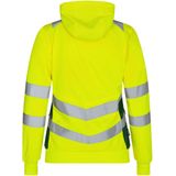 F. Engel 8027-241 Safety Ladies Sweat Cardigan Yellow/Green maat L