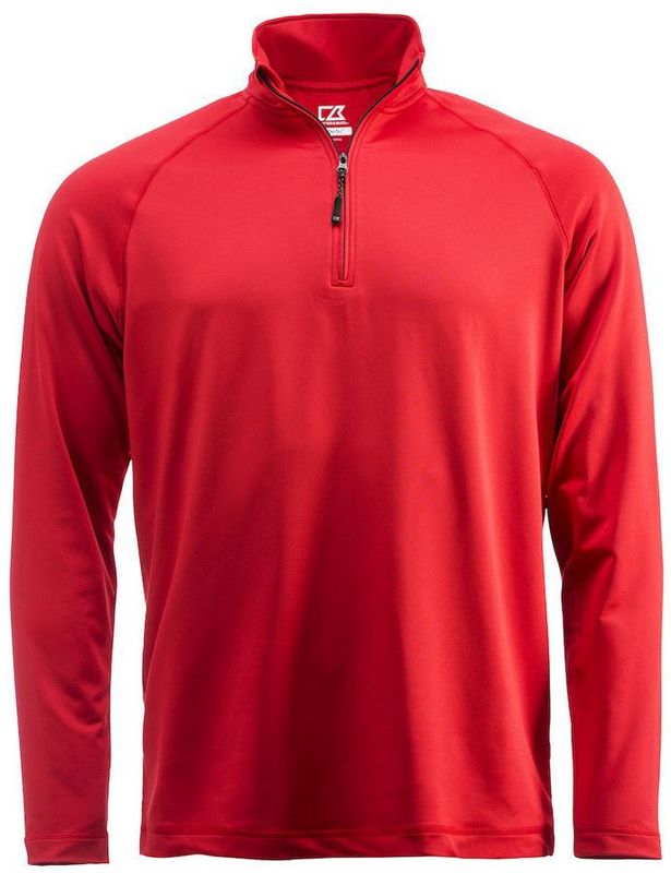 Cutter & Buck - Coos Bay - Half Zip - Heren - Polyester - Vochtafvoerend