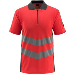 Mascot 50130-933 Poloshirt Hi-Vis Rood/Donkerantraciet maat M