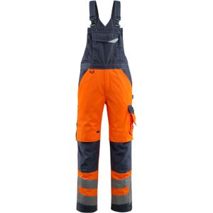 Mascot 15569-860 Amerikaanse overall met kniezakken Hi-Vis Oranje/Donkermarine