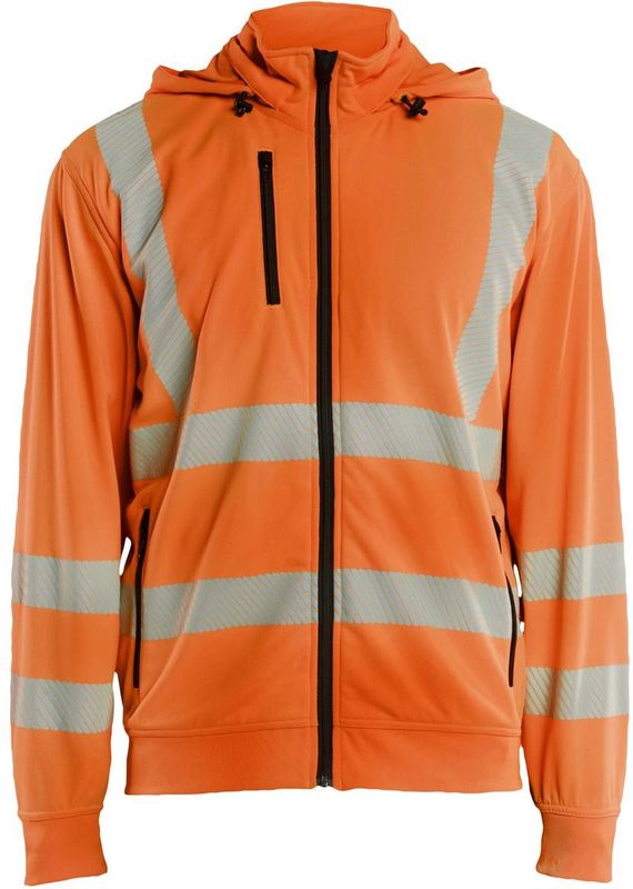 Blåkläder 3573-2538 High Vis Sweatshirt met afneembare capuchon High Vis Oranje maat 4XL