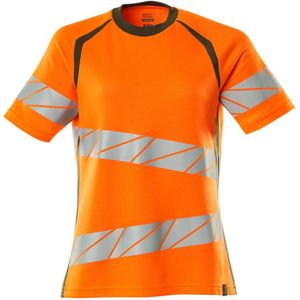 Mascot 19092-771 Dames T-shirt Hi-Vis Oranje/Mosgroen