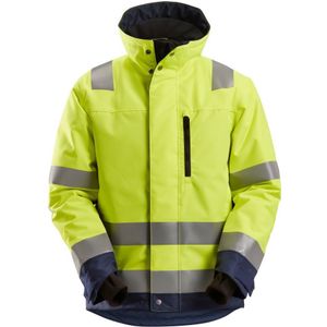 Snickers 1130 AllroundWork High-Vis 37.5® Isolerend Jack Klasse 3 High-Vis Geel/Marineblauw maat XS