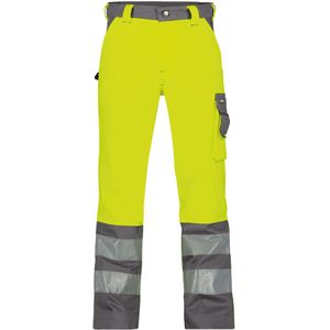 Dassy - Lancaster - Hogezichtbaarheidsbroek - Fluogeel/Cementgrijs