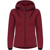 Cutter & Buck Pemberton Hood Fz Dames Biker Rood maat XS