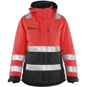 Blåkläder 4872-1987 Dames Winterjas High Vis High Vis Rood/Zwart maat S