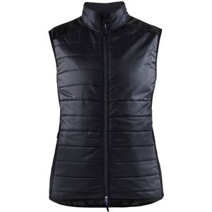 Blåkläder 3864-2030 Dames bodywarmer gevoerd Zwart/Donkergrijs maat XS