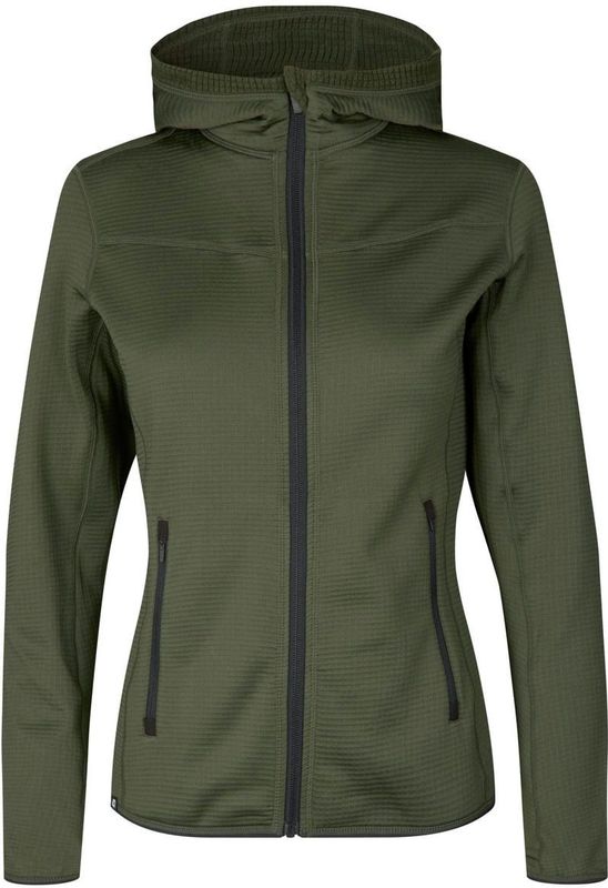 Pro Wear by Id 0841 Cardigan stretch comfort dames Olijf maat M