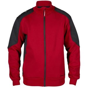 F. Engel 8830 Galaxy Sweat Cardigan Red/Anthracite maat L
