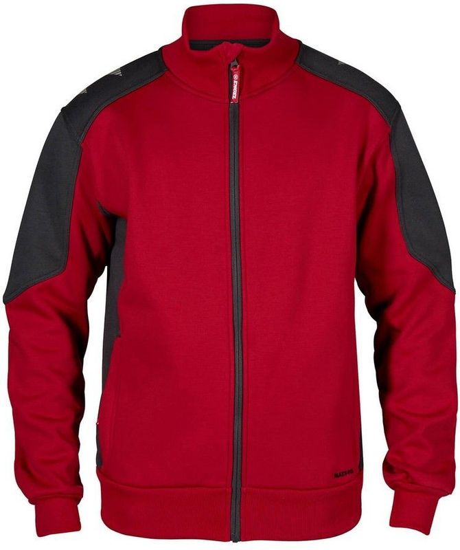 F. Engel 8830 Galaxy Sweat Cardigan Red/Anthracite maat L