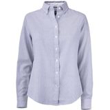 Cutter & Buck Belfair Oxford Shirt Dames Blauw/Wit maat XXL
