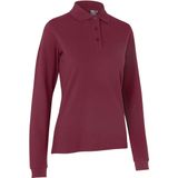 Pro Wear by Id 0545 Long-sleeved polo shirt stretch women Bordeaux