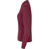 Pro Wear by Id 0545 Long-sleeved polo shirt stretch women Bordeaux