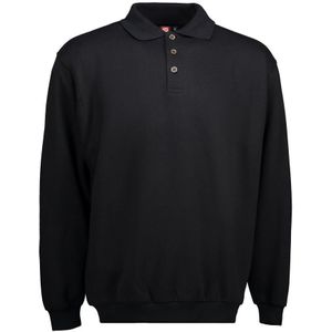 Pro Wear ID 0601 Men Classic Polo Sweatshirt Black