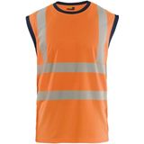 Blåkläder 3575-1013 Mouwloos onderhemd High Vis High Vis Oranje/Marineblauw maat 4XL/5
