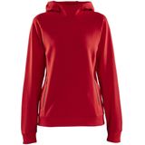 Craft Core Soul Hood Sweatshirt Dames Bright Red maat XL