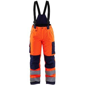 Blåkläder 7885-1977 Dames Winterwerkbroek High Vis Oranje/Marineblauw