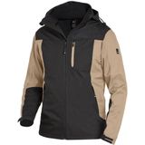 FHB Jannik Softshell-Jack Beige-Zwart