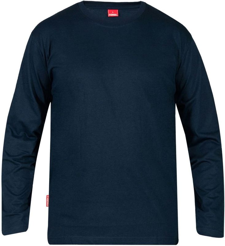 Engel - Extend T-shirt - Blue Ink - Lange Mouwen