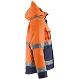 Blåkläder 4870-1987 Winterjas High Vis Oranje/Marineblauw