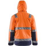 Blåkläder 4870-1987 Winterjas High Vis Oranje/Marineblauw