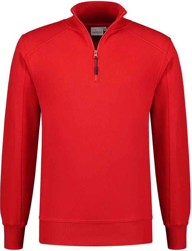 Santino Roswell Zipsweater Red maat S