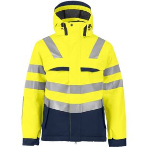 Projob 6422 Jas - ISO 20471 Klasse 3 Geel/Marine maat 3XL