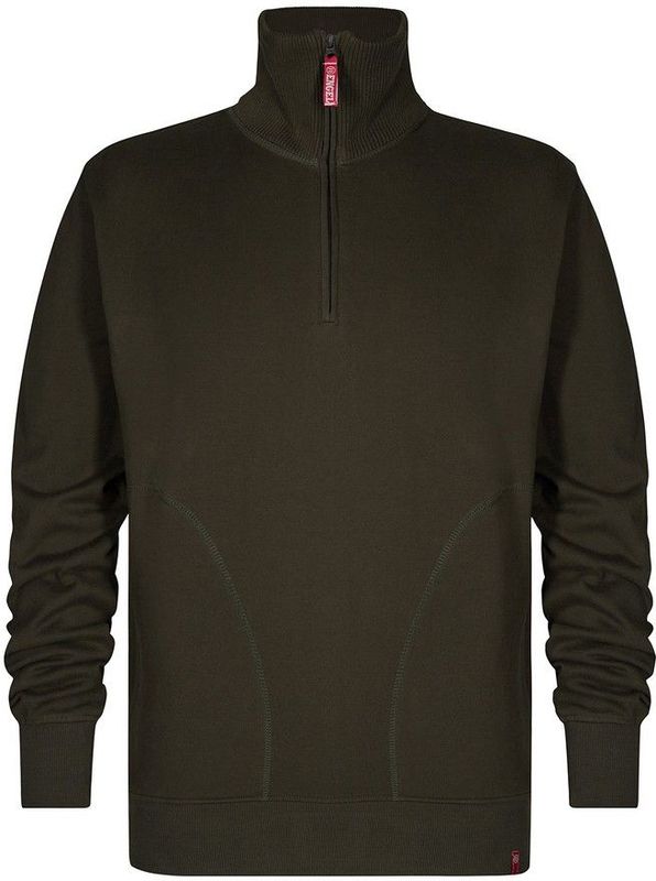 F. Engel 8014 High Neck Sweat Forest Green maat L