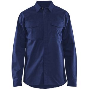 Blåkläder 3226-1504 Vlamvertragend overhemd Marineblauw