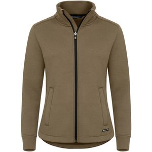 Cutter & Buck Pemberton Cardigan Full Zip Dames Khaki maat S