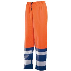 Jobman 2546 Hi-Vis Rain Trousers Oranje/Navy maat XL