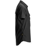 Snickers 8520 LiteWork Shirt met Korte Mouwen Zwart maat XS