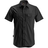 Snickers 8520 LiteWork Shirt met Korte Mouwen Zwart maat XS