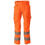 Mascot 24579-236 Broek met kniezakken Hi-Vis Oranje maat 90C47