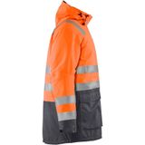 Blåkläder 4495-1987 High Vis parka High Vis Oranje/Medium Grijs