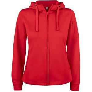 Clique Basic Active Hoody Full Zip Dames Rood