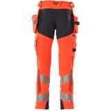 Mascot Accelerate Safe Broek met spijkerzakken 19031-711 - hi-vis rood/donkermarine
