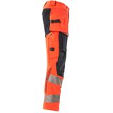 Mascot Accelerate Safe Broek met spijkerzakken 19031-711 - hi-vis rood/donkermarine