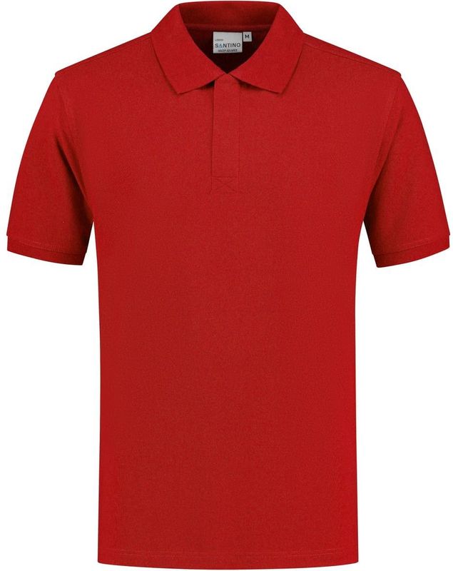 Santino Lisbon Poloshirt True Red maat 4XL