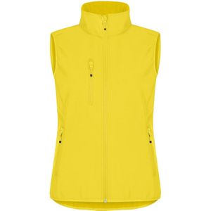 Clique Classic Softshell Vest Dames Lemon