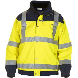 Hydrowear Furth Pilotjack Geel/Marineblauw maat S