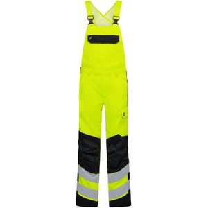 F. Engel 3321-188 Safety+ Bib Overall Yellow/Black maat 35